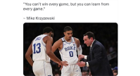 Advice from Coach K